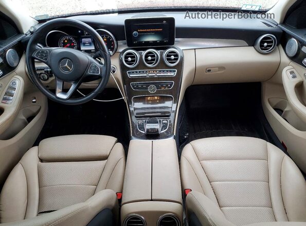 WDDWF4KB7GR158328 2016 MERCEDES-BENZ C Red Вид панелі приладів