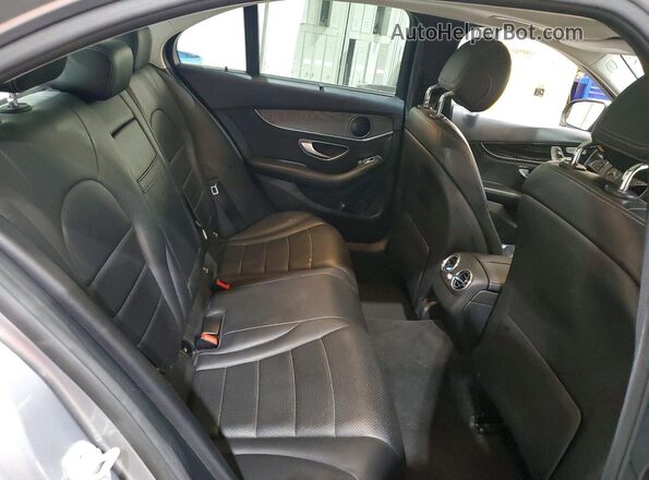WDDWF4KB8GR125824 2016 MERCEDES-BENZ C Gray Widok tylnych siedzeń