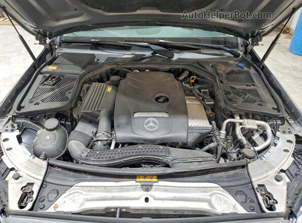 WDDWF4KB8GR125824 2016 MERCEDES-BENZ C Gray Widok wnętrza z tyłu