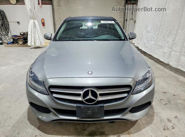 WDDWF4KB8GR125824 2016 MERCEDES-BENZ C Gray Widok z przodu