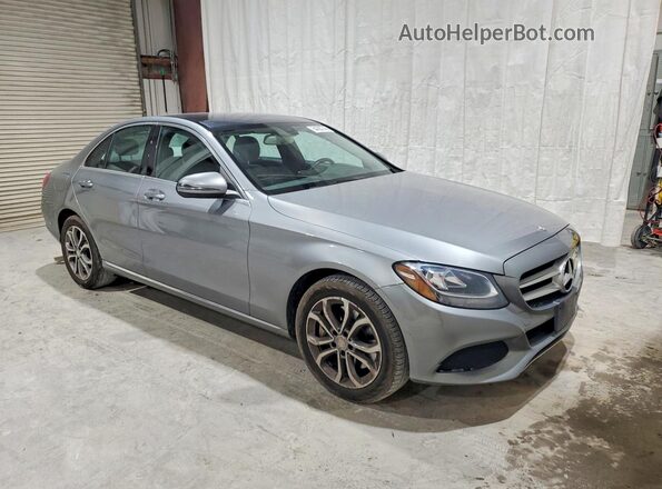 WDDWF4KB8GR125824 2016 MERCEDES-BENZ C Gray Przód prawy