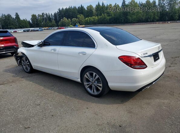 WDDWF4KBXJR393670 2018 MERCEDES-BENZ C White Հետևի ձախ
