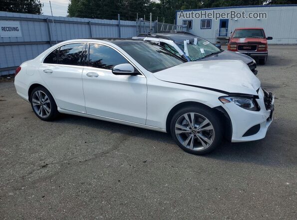 WDDWF4KBXJR393670 2018 MERCEDES-BENZ C White Առջևի աջ