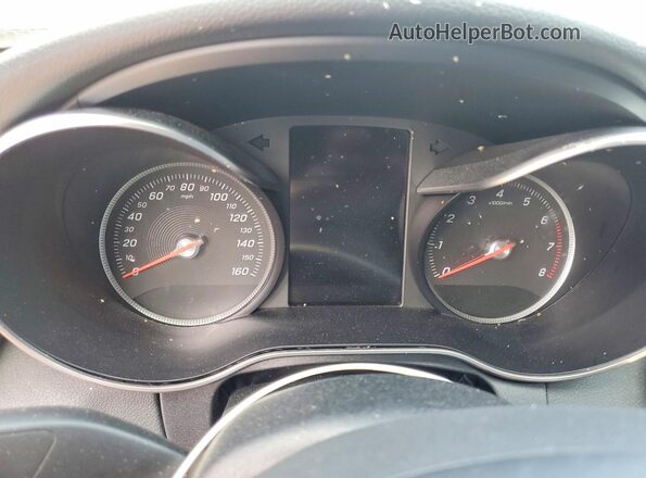 WDDWF4KBXJR393670 2018 MERCEDES-BENZ C White Սարքավորումների վահանակի տեսք
