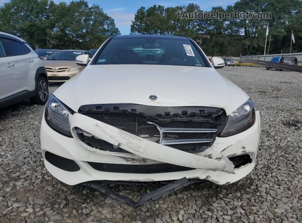 WDDWF4KBXJR411049 2018 MERCEDES-BENZ C White წინა ხედი