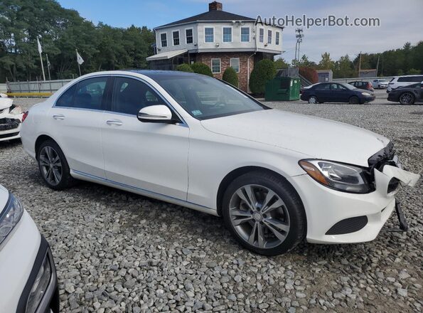 WDDWF4KBXJR411049 2018 MERCEDES-BENZ C White წინა მარჯვენა