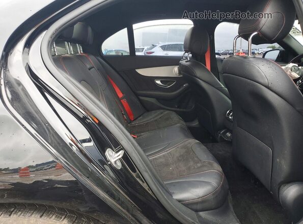 WDDWF6EB3LR559814 2020 MERCEDES-BENZ C Black Vista de los asientos traseros