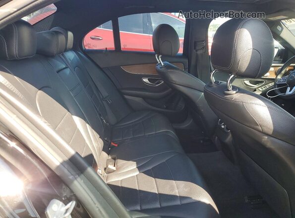 WDDWF8DB0KR462677 2019 MERCEDES-BENZ C Black Vista de los asientos traseros