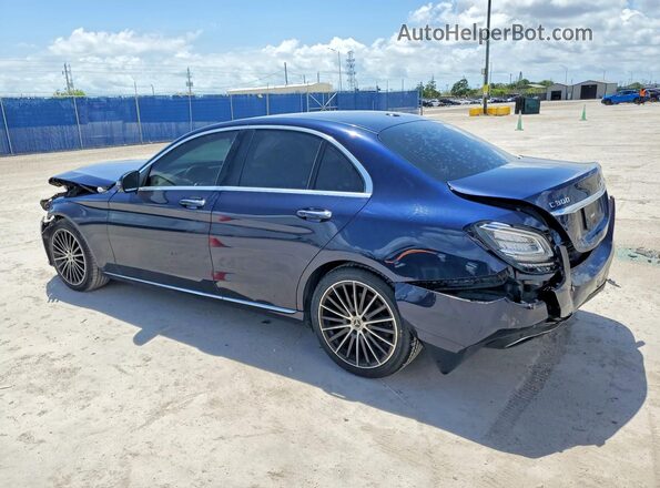 WDDWF8DB3LR531122 2020 MERCEDES-BENZ C Синий Задняя левая четверть
