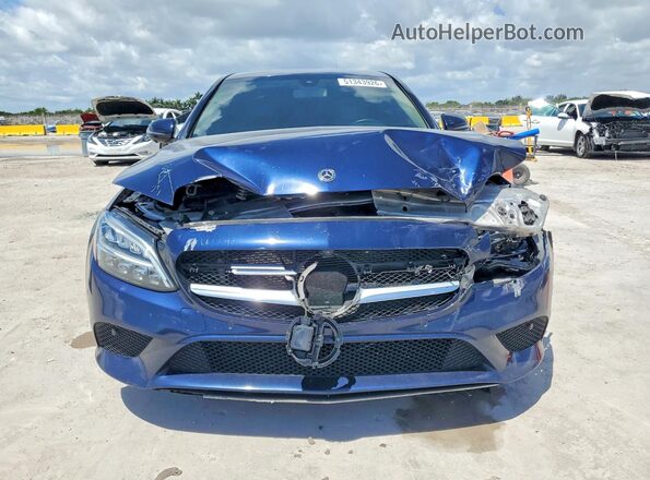 WDDWF8DB3LR531122 2020 MERCEDES-BENZ C Синий Вид спереди