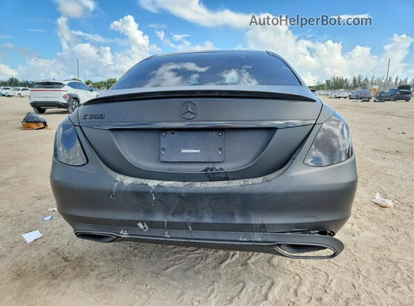 WDDWF8DB6LR557441 2020 MERCEDES-BENZ C Black Rear view