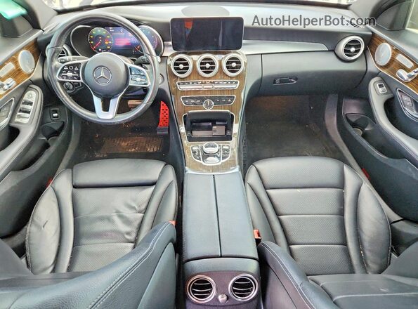 WDDWF8DB6LR557441 2020 MERCEDES-BENZ C Black Dashboard view