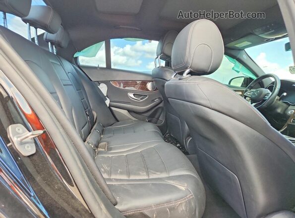 WDDWF8DB6LR557441 2020 MERCEDES-BENZ C Black Rear seats view