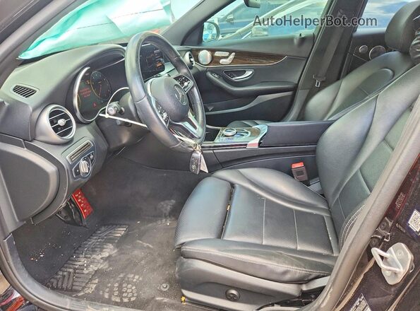 WDDWF8DB6LR557441 2020 MERCEDES-BENZ C Black Front interior view