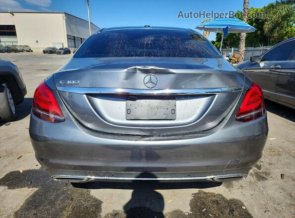 WDDWF8DB9LR540018 2020 MERCEDES-BENZ C Gray უკანა ხედი