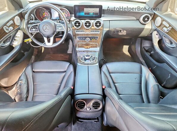WDDWF8DB9LR540018 2020 MERCEDES-BENZ C Gray წინა პანელის ხედი