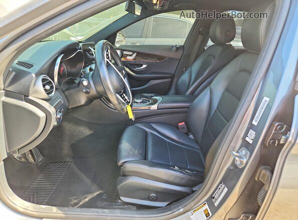 WDDWF8DB9LR540018 2020 MERCEDES-BENZ C Gray წინა სალონის ხედი