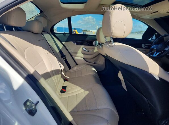 WDDWF8DB9LR563606 2020 MERCEDES-BENZ C White უკანა სავარძლების ხედი