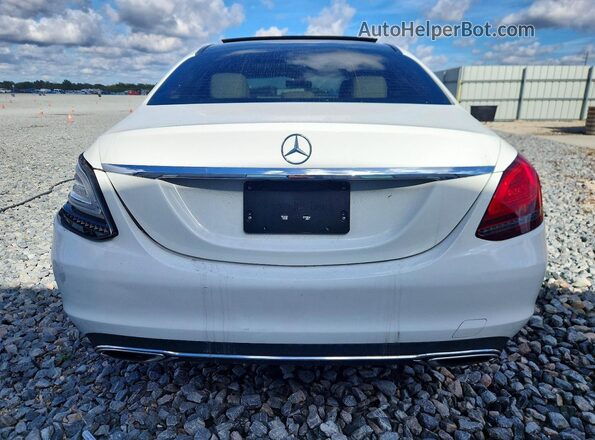 WDDWF8DB9LR563606 2020 MERCEDES-BENZ C White უკანა ხედი