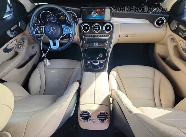 WDDWF8DB9LR563606 2020 MERCEDES-BENZ C White წინა პანელის ხედი