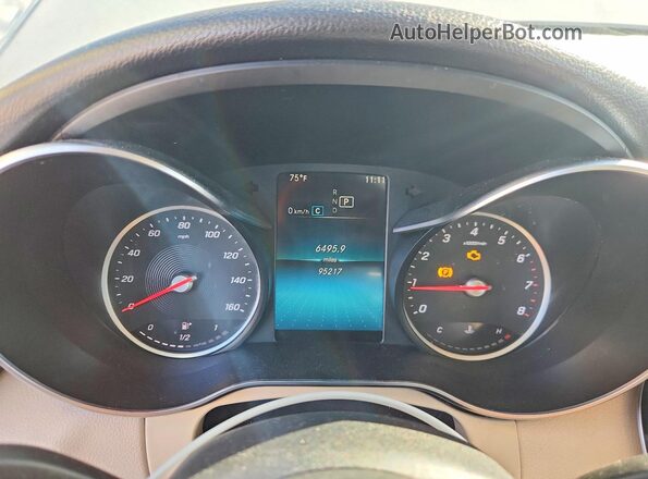 WDDWF8DB9LR563606 2020 MERCEDES-BENZ C White ხელსაწყოთა პანელის ხედი