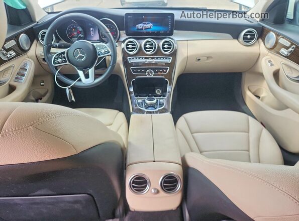 WDDWF8DBXLR561704 2020 MERCEDES-BENZ C White Widok deski rozdzielczej