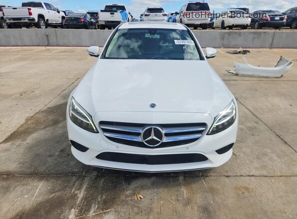 WDDWF8DBXLR561704 2020 MERCEDES-BENZ C White Widok z przodu