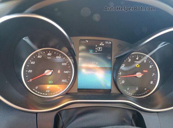 WDDWF8EB3LR552342 2020 MERCEDES-BENZ C Black Widok zestawu wskaźników
