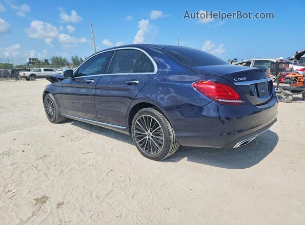 WDDWF8EB3LR559727 2020 MERCEDES-BENZ C Blue Հետևի ձախ