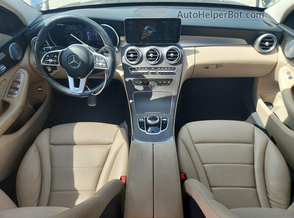 WDDWF8EB3LR559727 2020 MERCEDES-BENZ C Blue Առջևի վահանակի տեսք