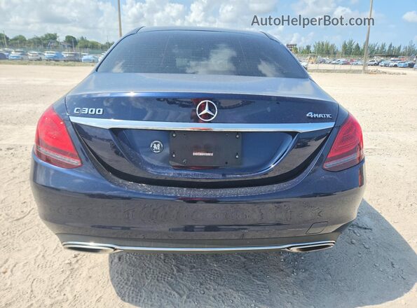 WDDWF8EB3LR559727 2020 MERCEDES-BENZ C Blue Հետևի տեսք