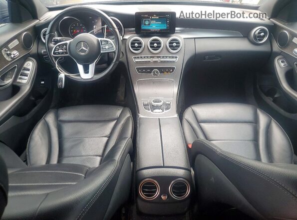 WDDWF8EB4KR485037 2019 MERCEDES-BENZ C Silver Առջևի վահանակի տեսք