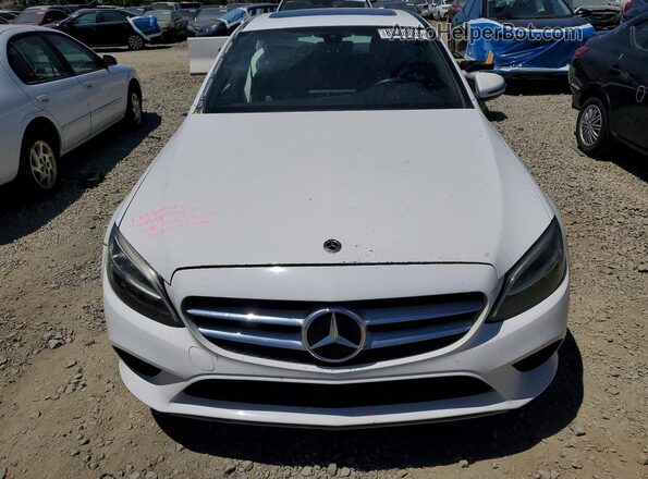 WDDWF8EB4LR540670 2020 MERCEDES-BENZ C White Widok z przodu