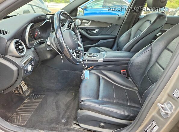 WDDWF8EB7LR562274 2020 MERCEDES-BENZ C Tan წინა სალონის ხედი