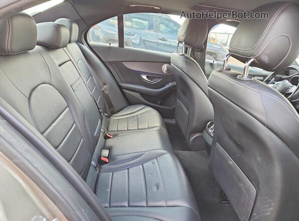 WDDWF8EB7LR562274 2020 MERCEDES-BENZ C Tan უკანა სავარძლების ხედი
