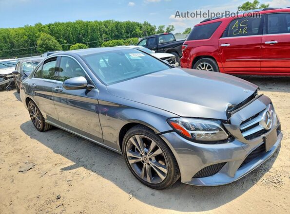 WDDWF8EB8KR516497 2019 MERCEDES-BENZ C Gray წინა მარჯვენა