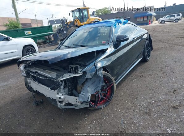 WDDWJ4JB0HF354078 2017 MERCEDES-BENZ C-CLASS Black Առջևի ձախ երեք քառորդ տեսարան