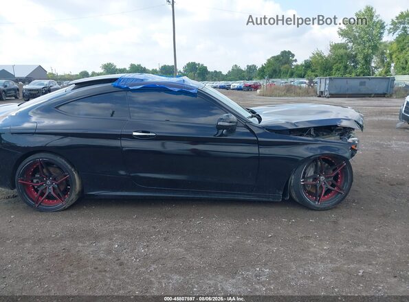 WDDWJ4JB0HF354078 2017 MERCEDES-BENZ C-CLASS Black Սալոնի հետևի տեսք