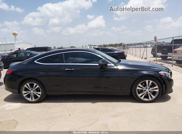 WDDWJ4JB0HF462569 2017 MERCEDES-BENZ C-CLASS Черный Вид задней части салона