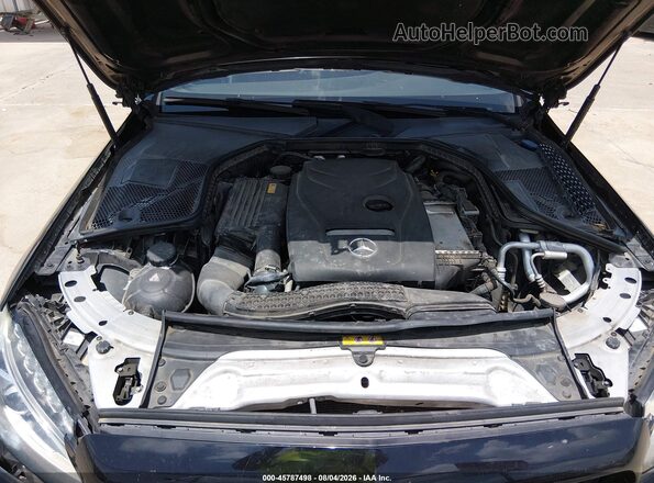WDDWJ4JB0HF462569 2017 MERCEDES-BENZ C-CLASS Черный Вид сзади