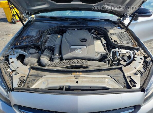 WDDWJ4JB1JF731958 2018 MERCEDES-BENZ C Silver Вид задньої частини салону