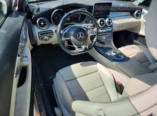 WDDWJ4JB1JF731958 2018 MERCEDES-BENZ C Silver Вид панелі приладів
