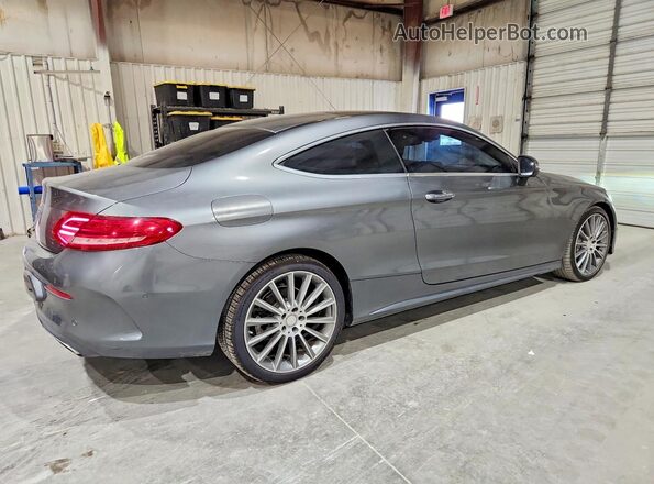 WDDWJ4JB2HF329957 2017 MERCEDES-BENZ C Gray Задня права чверть