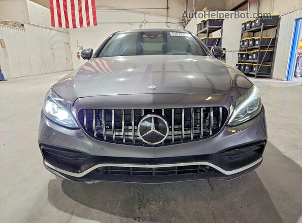 WDDWJ4JB2HF329957 2017 MERCEDES-BENZ C Gray Вид спереду