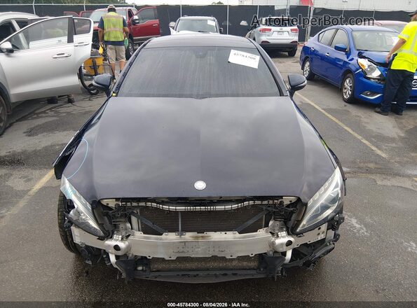 WDDWJ4JB2HF400672 2017 MERCEDES-BENZ C-CLASS Blue Widok wnętrza z tyłu