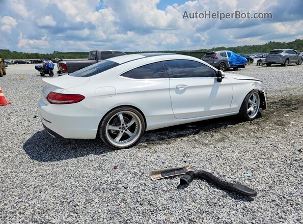 WDDWJ4JB4HF502703 2017 MERCEDES-BENZ C White Задня права чверть