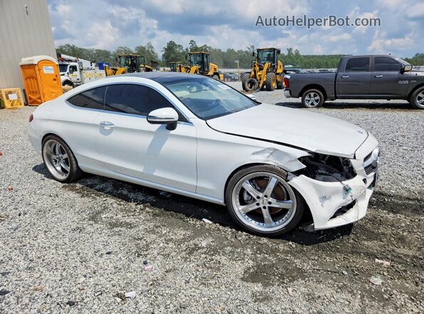 WDDWJ4JB4HF502703 2017 MERCEDES-BENZ C White Передня права чверть