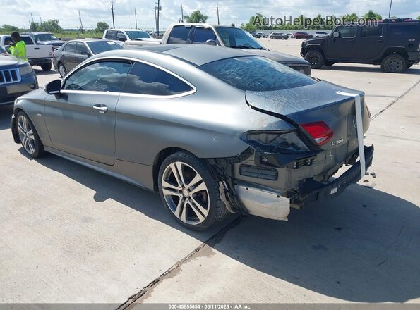 WDDWJ4JB5HF343416 2017 MERCEDES-BENZ C-CLASS Серый Задняя левая четверть