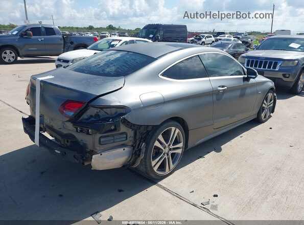 WDDWJ4JB5HF343416 2017 MERCEDES-BENZ C-CLASS Серый Задняя правая четверть