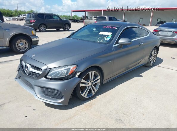WDDWJ4JB5HF343416 2017 MERCEDES-BENZ C-CLASS Серый Передняя левая четверть